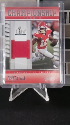2023 Panini Absolute Football Championship Fabric Jersey Tyreek Hill CF-9 - Image 1 of 3