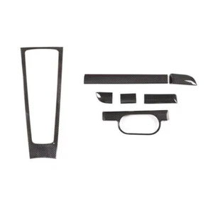 Carbon Fiber Dashboard Panel Gear Shift Trim Set For Porsche 718 Boxster Cayman - Imagen 1 de 10