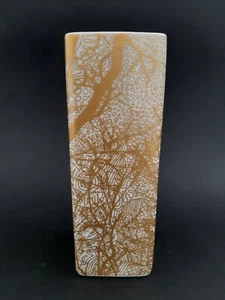 HUTSCHENREUTHER Germany gold and white tree design vase No. 479. - Picture 1 of 7
