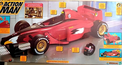 RARA AUTO DI ACTION MAN MISSION GRAND PRIX HASBRO 2000 -G - Immagine 1 di 4