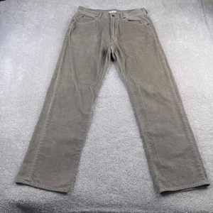 J Crew Pants Mens 34x34 Brown Corduroy Straight Leg Workwear Vintage Cord - Picture 1 of 12