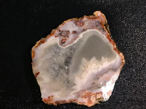 Berber Agate slab-- 3 5/8" x 3" from Morocco--rough-cabbing-display - Picture 1 of 3