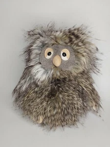 JellyCat London Die Eule braun flauschig 10 Zoll Plüschtier Stofftier mit langen Haaren - Bild 1 von 8