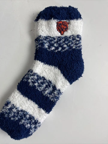 Chicago Bears  FBF Womens Cozy Fuzzy Sleep Socks OSFM New Free ship! (FZ7) Cover
