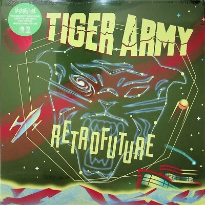 TIGER ARMY- Retrofuture LP (NEW* Seafoam Green Vinyl 1st Press) Psychobilly 2019 - Image 1 of 2
