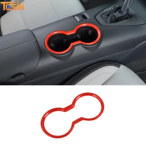 Center Console Gear Shift Cup Holder Cover Trim fit for Ford Mustang 2024+ Red - Picture 1 of 10