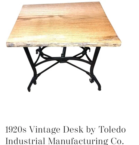 vintage toledo industrial desk Cover