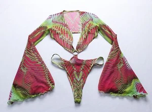 Body Badinka para mujer Sweet Poison malla anillo rave CG2 multicolor mediano - Imagen 1 de 4