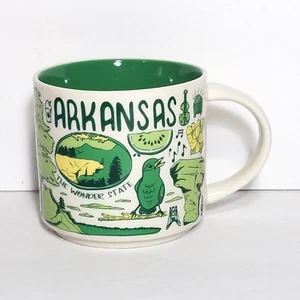 Starbucks Been There Series Arkansas 14 Oz Coffee Mug Collectible 2018 - Picture 1 of 6