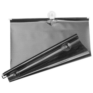 Suction Cup Roller Blind Window Shade Retractable Room Darkening Shade - Picture 1 of 12