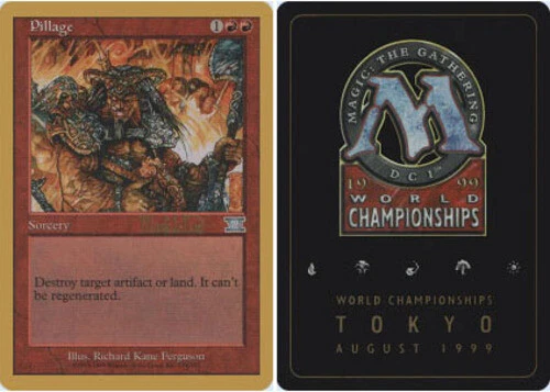 Pillage - Mark Le Pine - 1999 ~ Lightly Played World Championship K MTG Magic Ul - Image 1 of 1