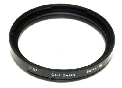 HASSELBLAD CARL ZEISS SOFTAR III FILTER--B57 - Image 1 of 4