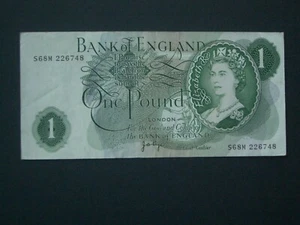****Decent Replacement Crisp 'GVF'  Page £1 1970 Banknote****** - Picture 1 of 6