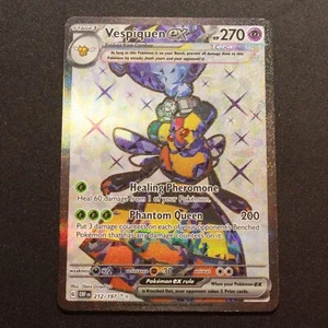 Vespiquen ex 212/197 NM Pokemon SV03: Obsidian Flames Ultra Rare - Picture 1 of 2