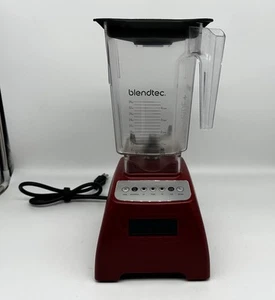 Blendtec Classic 570 rot Mixer Modell CTB2 mit Krug & Deckel getestet/kostenloser Versand - Bild 1 von 9