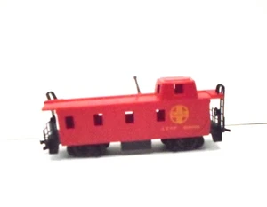 Bachmann HO Scale Santa Fe Caboose 1:87 Red Train Car Model 009628 Used - Picture 1 of 12