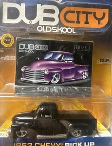 2002 Jada Dub City OldSkool 1953 Chevy Pickup -Lowrider- Trading Card - Picture 1 of 9