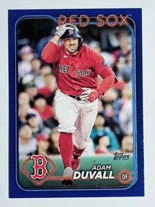 2024 Topps Royal Blue #376 Adam Duvall - Picture 1 of 2