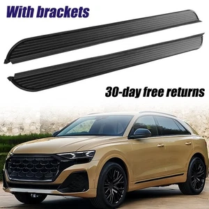 2Pcs Running Boards Nerf Bars Side Steps Fits for Audi Q8 2021-2026 - Picture 1 of 9