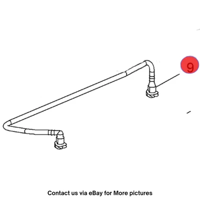 Tubulação de alimentação de combustível Chevrolet Cruze 2010 usada fabricante de equipamento original 13269913 - Imagem 1 de 4