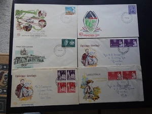 Australia 1960s 6 x WCS privatized first day covers, used - Picture 1 of 3