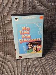 No Time for Sergeants VHS 1985 Warner Home Clamshell - Picture 1 of 7