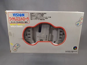 Super Famicom Vision VJS-393 Wireless Controller set of 2 Pads & Receiver boxed - Picture 1 of 15