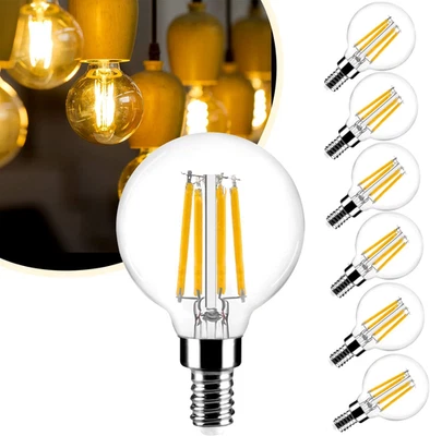G16.5 Light Bulb 40W Led 2700K Warm White 4W 120V, 6 Pack High Output Led G16.5  - Image 1 of 4