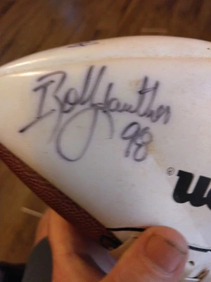 Chicago Bears Brian Urlacher Autographed Wilson Full Size Football #54 - Image 1 of 4