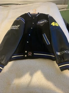 Vintage Nascar Jimmy Johnson #48 Lowe’s Racing Jacket Men’s 2X 100% Reversible - Bild 1 von 9