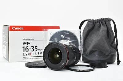 [Top NEUWERTIG in Box] Canon EF 16-35mm f/2.8 L II USM Zoomobjektiv mit Box aus Japan - Bild 1 von 4