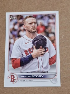 2022 TREVOR STORY TOPPS UPDATE SP SHORT PRINT VARIATION CARD #US22 RED SOX - Picture 1 of 2