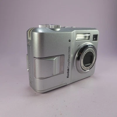 Kodak Digital Camera EasyShare C533 5.0MP Silver Tested - Image 1 of 4