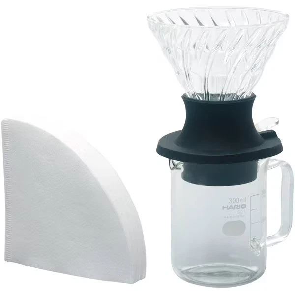 Hario Immersion Dripper Switch Server Set Ssd-5012-b ​for 1 to 4 Servings Japan