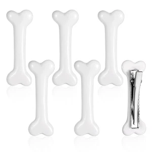 6Pcs Bone Hair Clip, Skull Skeleton HairPins, White Bones Hairpins for Women ... - Picture 1 of 7
