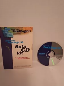 Microsoft Front Page 98 Beta Test CD Kit Windows - Picture 1 of 7