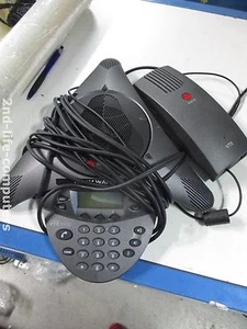 Téléphone de conférence POLYCOM VTX1000 2201-07142-601 + 2201-07156-602 module d'alimentation mural - Photo 1/1
