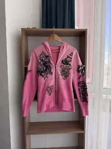 VTG Ed Hardy by Christian Audigier Pinky Style Hoodie - Picture 1 of 13