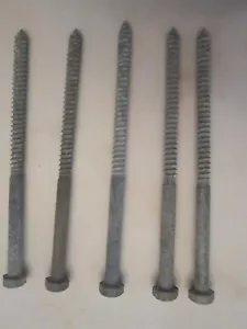 Pernos de retardo, cabeza hexagonal galvanizada sumergida en caliente 21/64 con 3,5 hilos, cuantía de 5 - Imagen 1 de 2