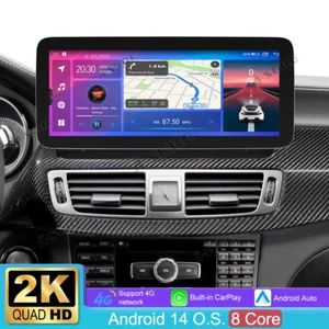 Radio estéreo Carplay de 12,3"" 2K 4+64 GB para Benz C218 W218 X218 2010-2012 NTG 4,0 - Imagen 1 de 23