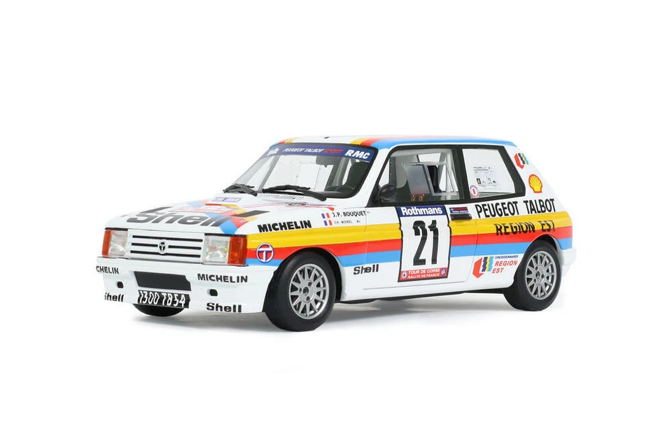 Talbot Samba #21 Rallye Tour De Corse 1985 Bouquet Modellino 1:18 Ottomobile - Immagine 1 di 4