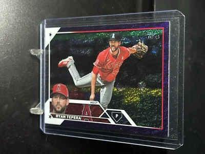 Ryan Tepera 2023 Topps Series 2 Two Purple Foil Card /799 #375 Los Angeles - Image 1 of 2