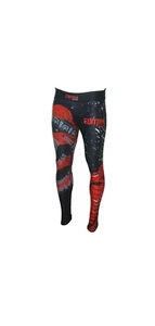 RED and BLACK ADULT COMPRESSION SPATS  - Picture 1 of 2