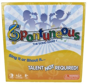 Spontuneous The Song Game Talent Not Required Sing Shout New Age 8+ New - Picture 1 of 6