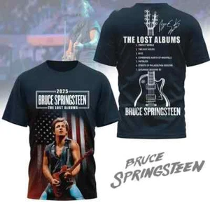 Maglietta Bruce Springsteen The Lost Albums 2025 AOP 3D - Foto 1 di 2