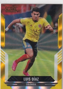 Panini FIFA Score 2021-22 Soccer Karte Nr 91 Luis Diaz Gold Laser 6/10 - Picture 1 of 2