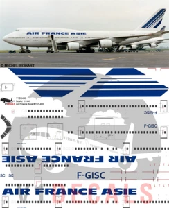 V1 Decals Boeing 747-400 Air France Asie for 1/144 Revell Model Kit V1D0490 - Picture 1 of 8