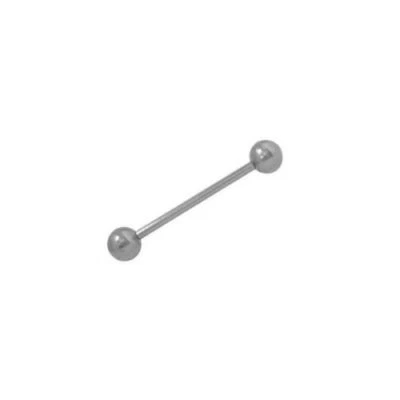 Anillo de cejas 16G alto pulido titanio barra recta oreja cartílago puente 8 mm Foto 1 de 4