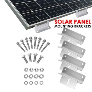 Aluminium Z-winkel Befestigunswinkel PV Solarmodule Wand Dachmontage Halterung - Bild 1 von 11