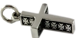 Knight Templar cross Pendant Eagle Silver Pendant 925 Genuine Silver /377 - Picture 1 of 3